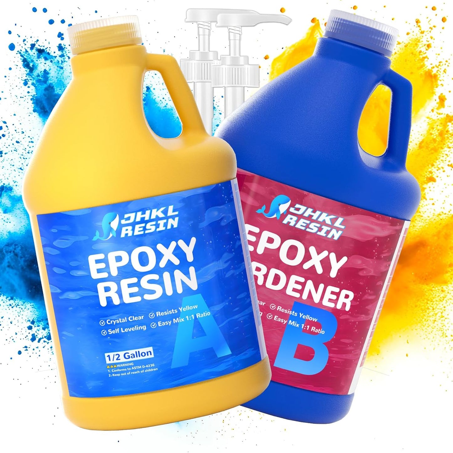 JHKL Crystal Clear Art & Craft Epoxy Resin