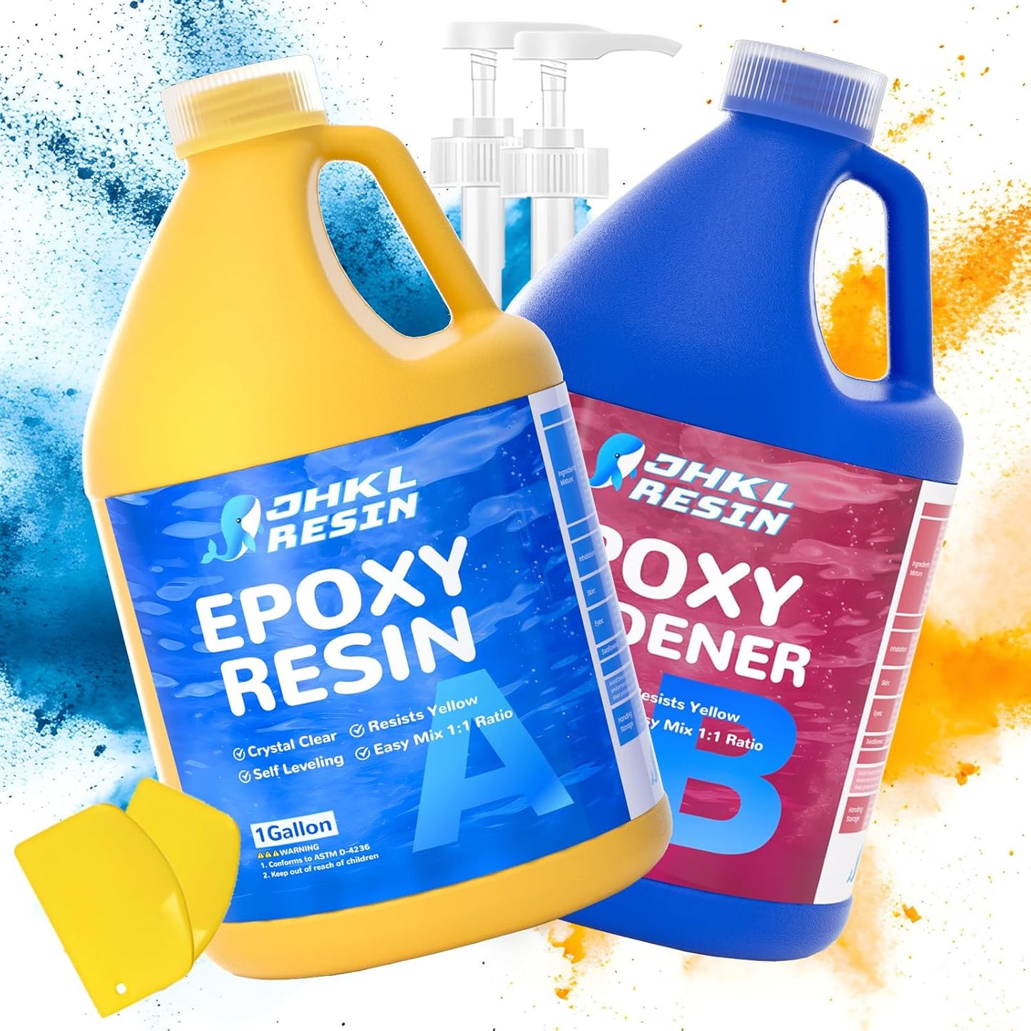 JHKL Crystal Clear Art & Craft Epoxy Resin