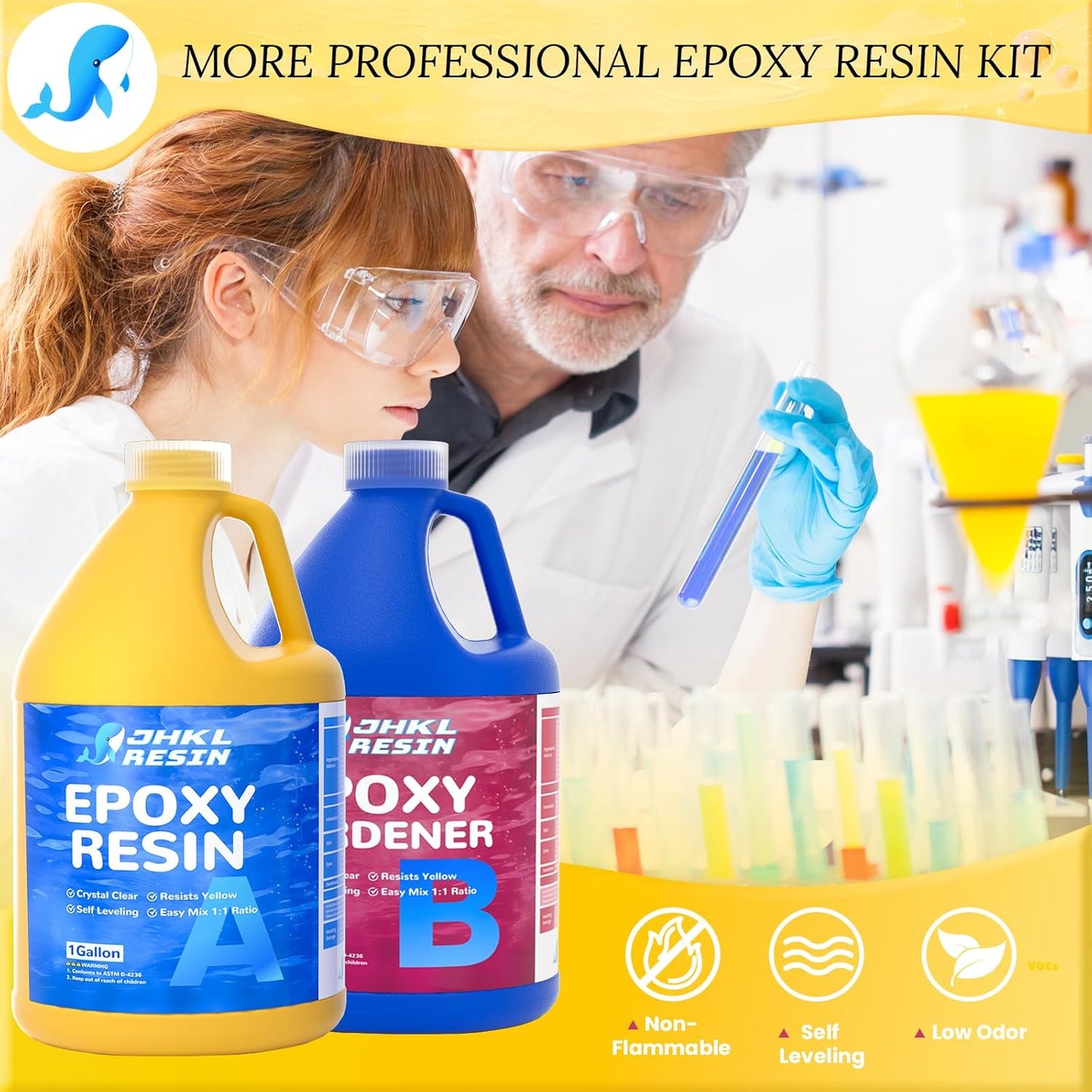 JHKL Crystal Clear Art & Craft Epoxy Resin