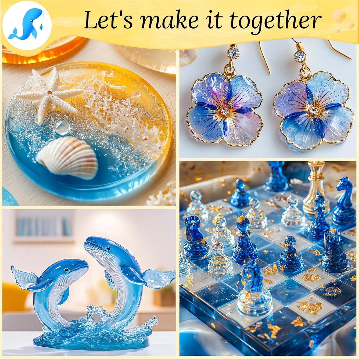 JHKL Crystal Clear Art & Craft Epoxy Resin